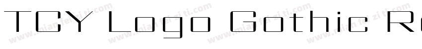 TCY Logo Gothic Reg Regular字体转换